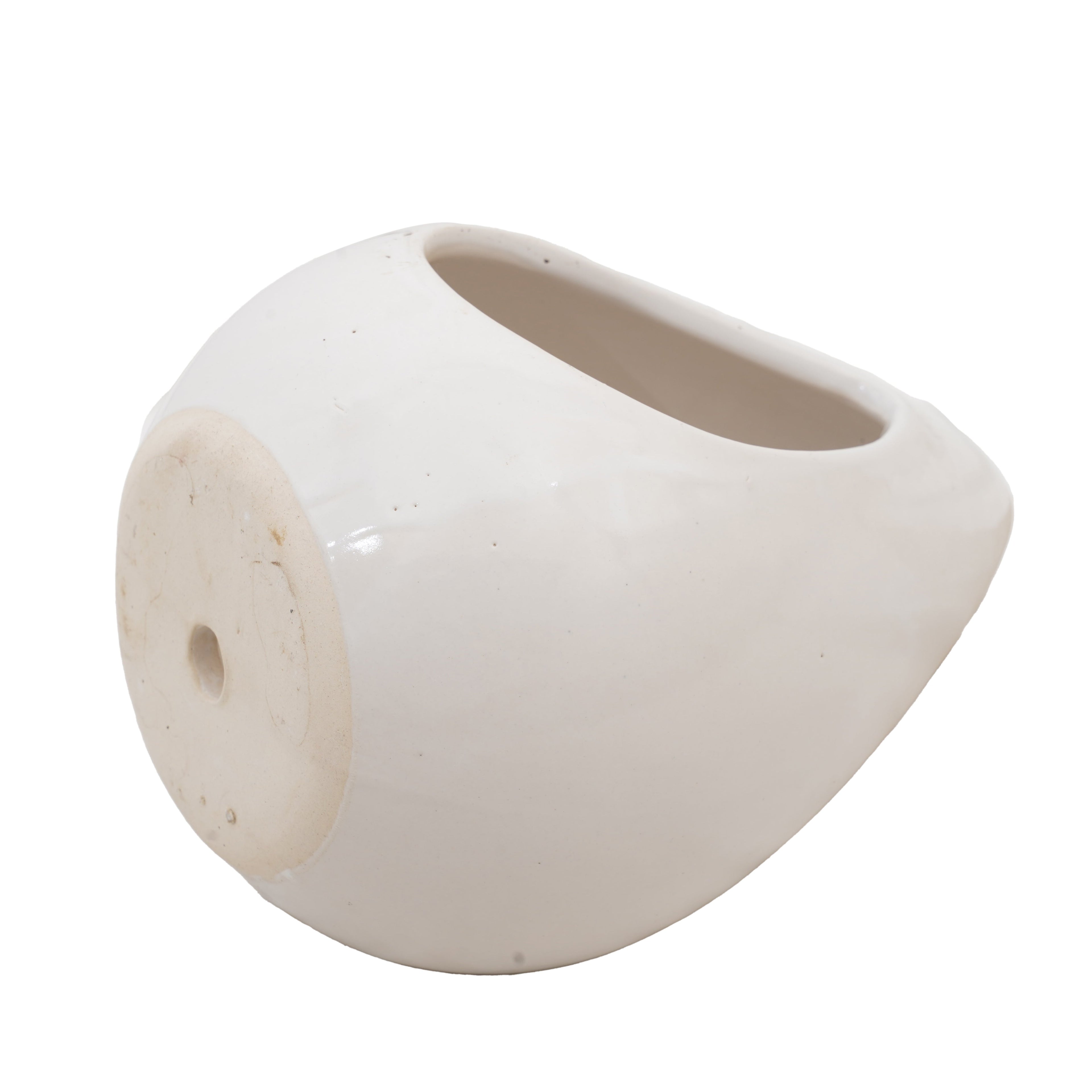 Ivory Petal Hanging Planter Pot