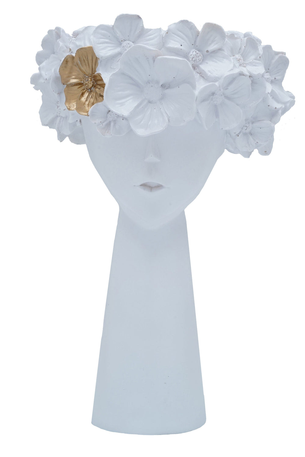 White Tiara flower Vase