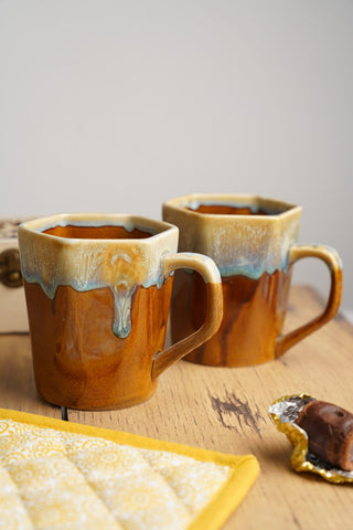 Brown and Cream Coffee mugs