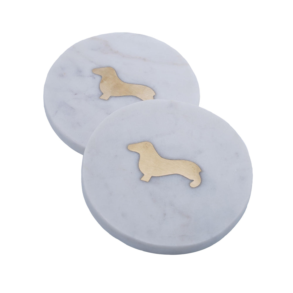 Circular Marble Coasters