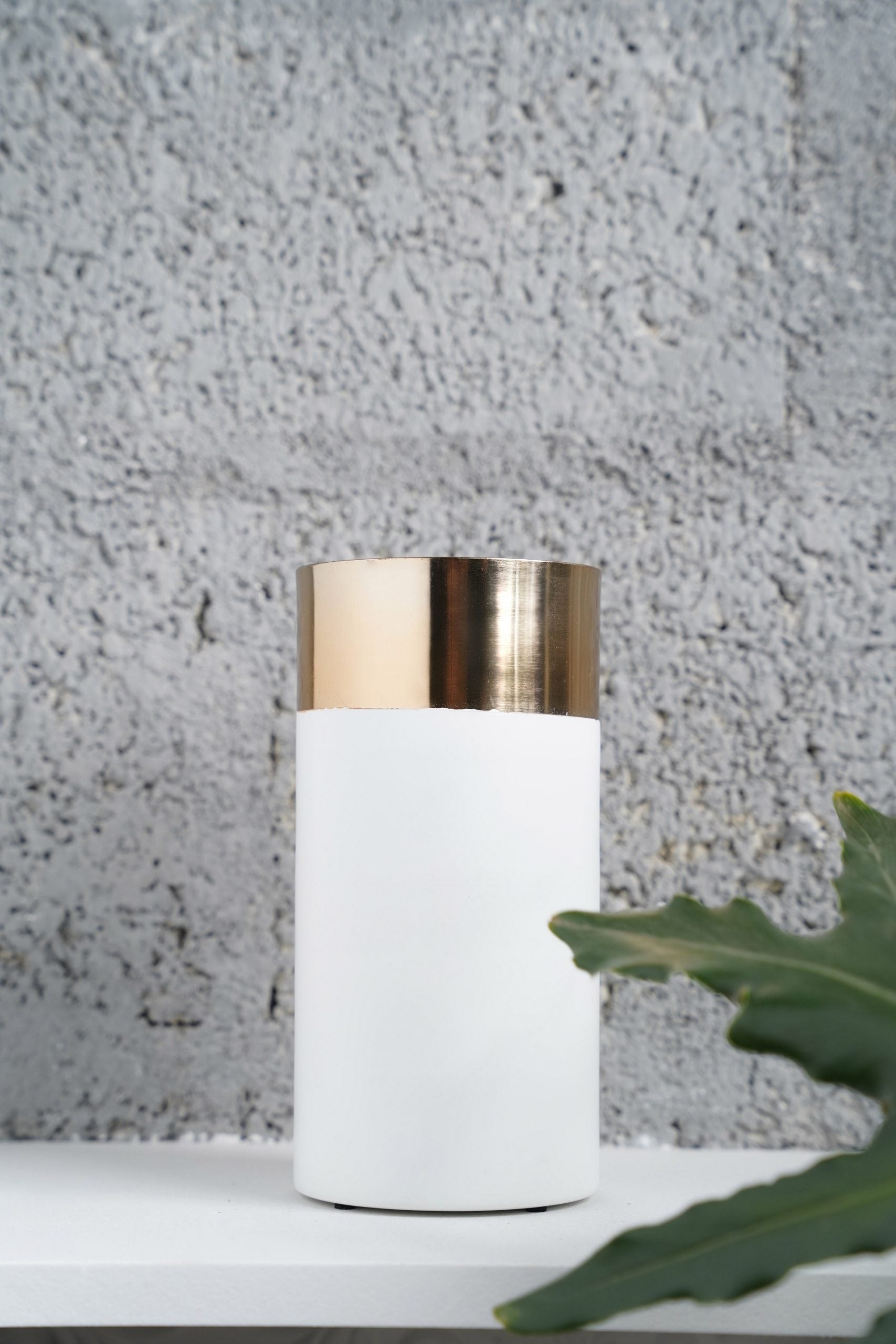 Cylindrical Metal vase