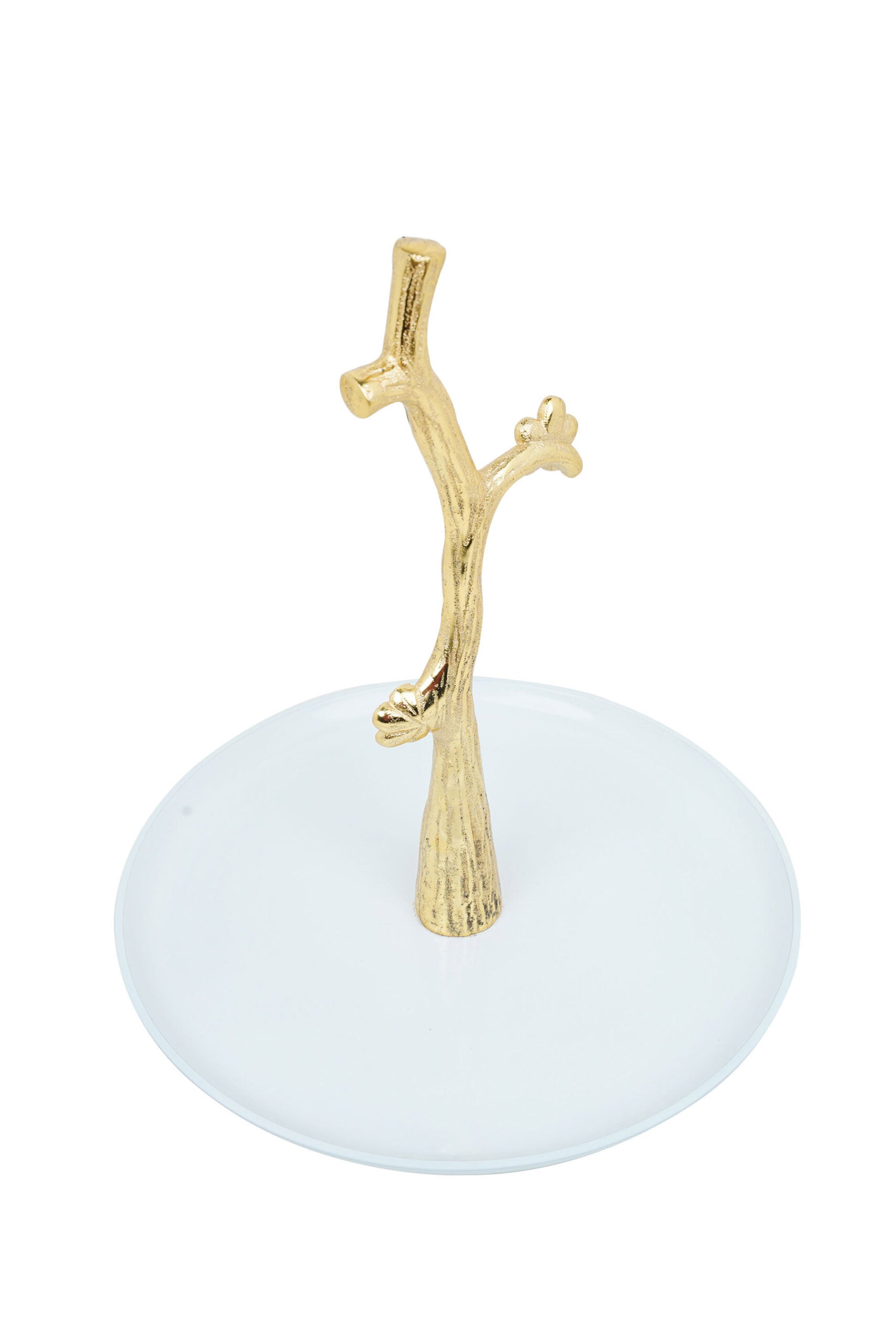 Gold Branch Serving Stand