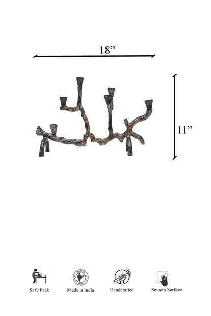 Tree Branch Metal Candleholder