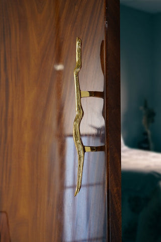 Linear Branch Wardrobe Door Handle