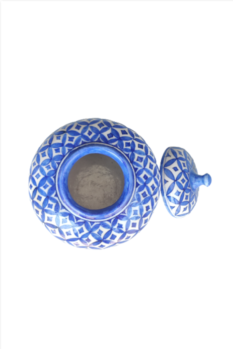 Blue Kalapi Pottery Vase