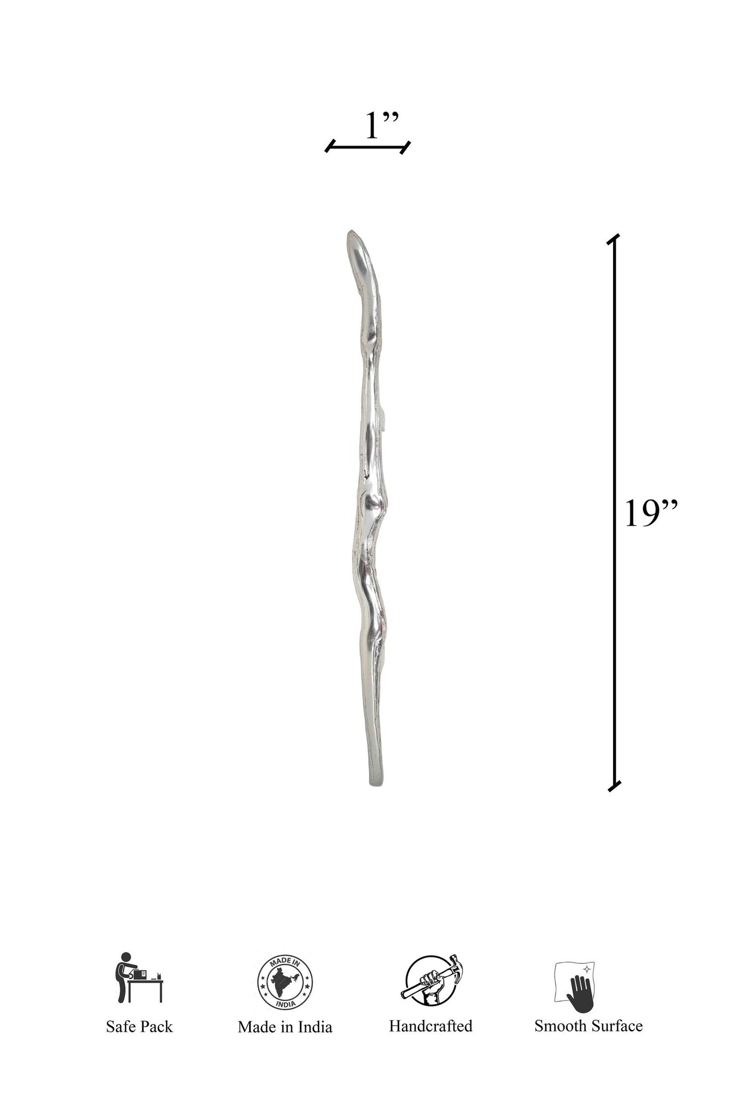 Linear Branch Wardrobe Door Handle