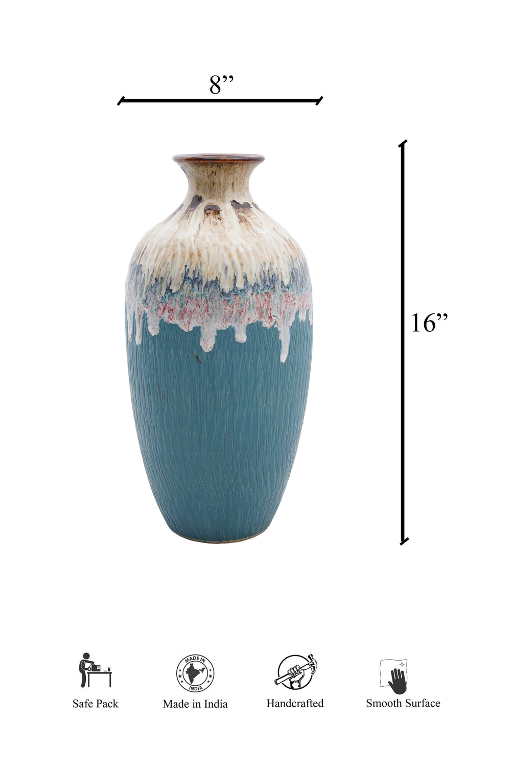 Brahmani Blue Table Vase