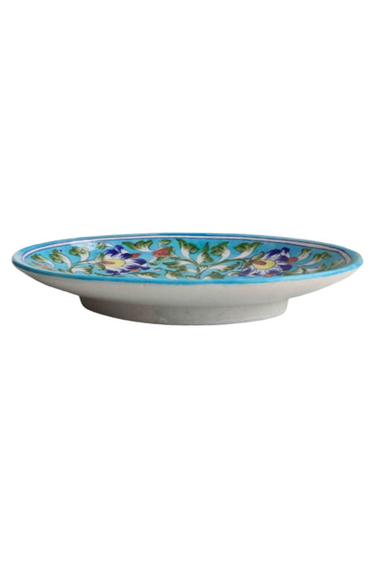 Amber Blue pottery tray