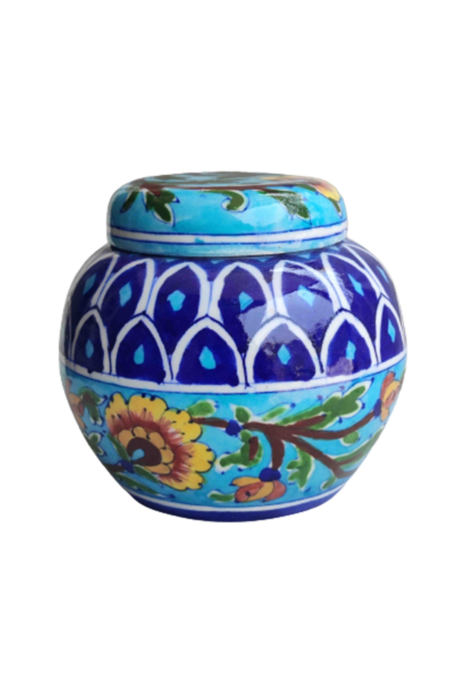 Mandi Blue Pottery Small Jar