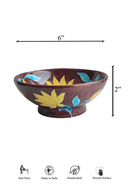 Dharini Blue pottery Serving Bowl